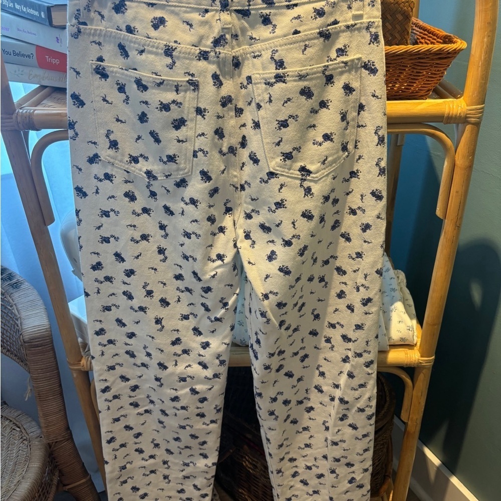 Momokrom‎ Floral Straight Leg Jeans - Picture 3 of 5